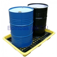 cubeto anticontaminacion polietileno 2 bidones